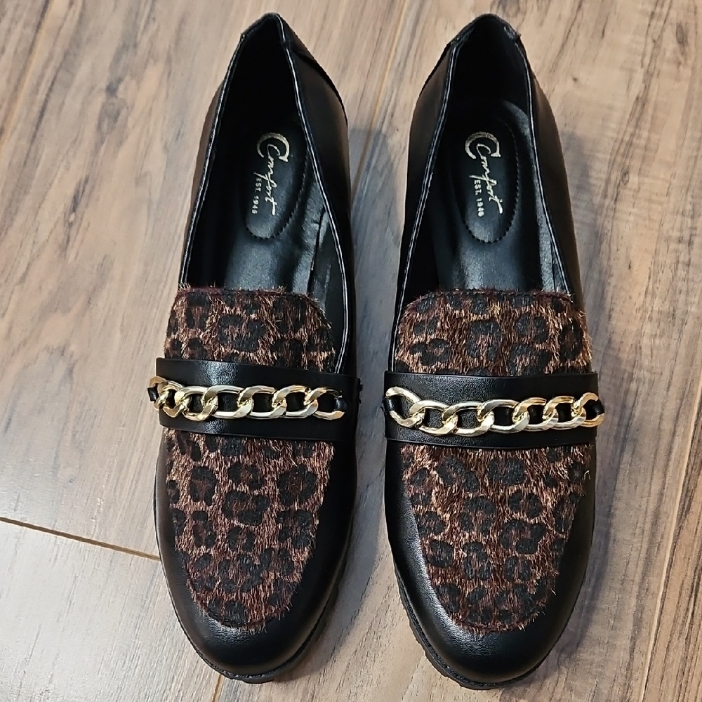 Cato Comfort Women’s Faux Fur Animal Print Loafers 11